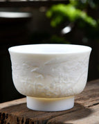 Bird spreading wings