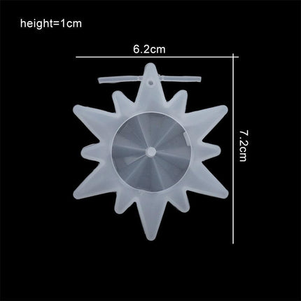 Charming Snowflake DIY Craft Set for Unique Christmas Jewelry and Ornaments