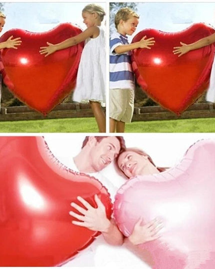 Love-Inspired Red Heart Foil Balloon Collection for Memorable Celebrations