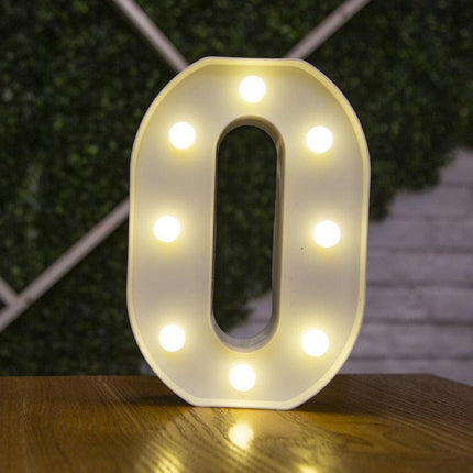 Luxurious Illuminated Alphabet Lights for Elegant Decor