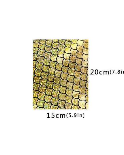 Holographic Mermaid Faux Leather - Ultimate DIY Essential for Creators