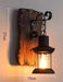 Vintage Wooden Wall Sconce - Rustic LED Decor Light for Loft, Bistro, Pub, and Master Suite