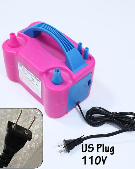 Rapid Quiet Inflate Dual Port Electric Balloon Pump for Effortless Decorating