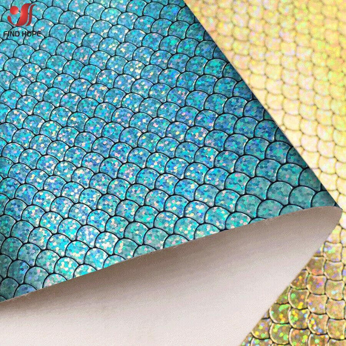 Enchanted Sparkle Mermaid Scale Fabric: A Magical Must-Have for Crafting