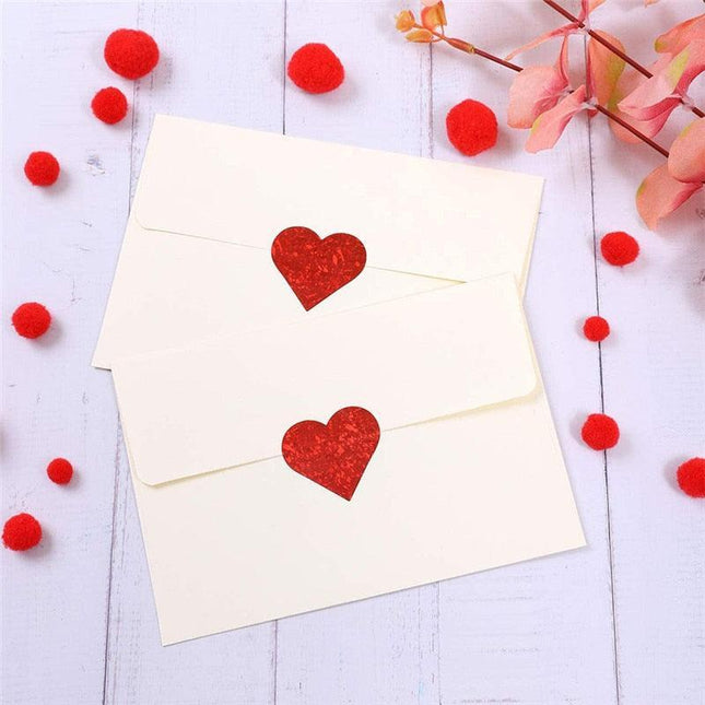Romantic Heart Sticker Collection