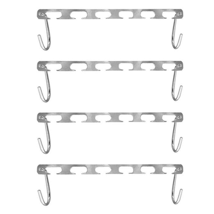 Luxurious Stainless Steel Hangers Set for Sophisticated Closet Organization