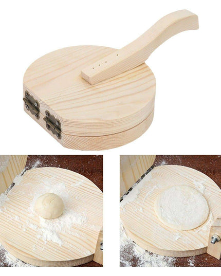 Culinary Masterpiece Wooden Dough Press: Elevate Your Cooking Game