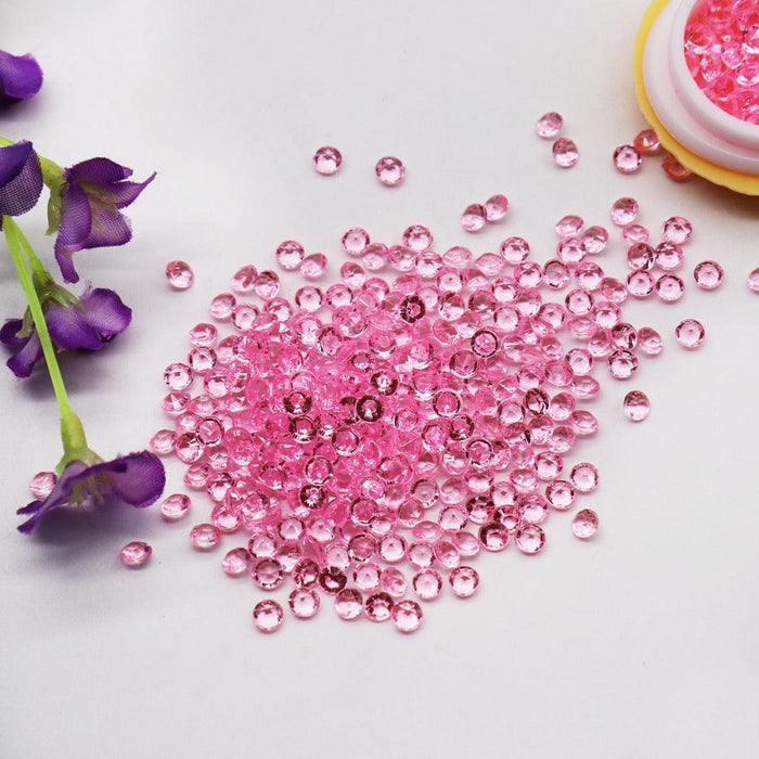 Sparkling Clear Acrylic Diamond Confetti Set - Perfect for Elegant Event Decor