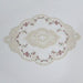 Graceful Lace-Embellished Table Mats - Enhance Your Dining Atmosphere