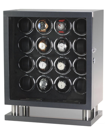 Luxurious Wooden Watch Winder Set for Timepiece Preservation