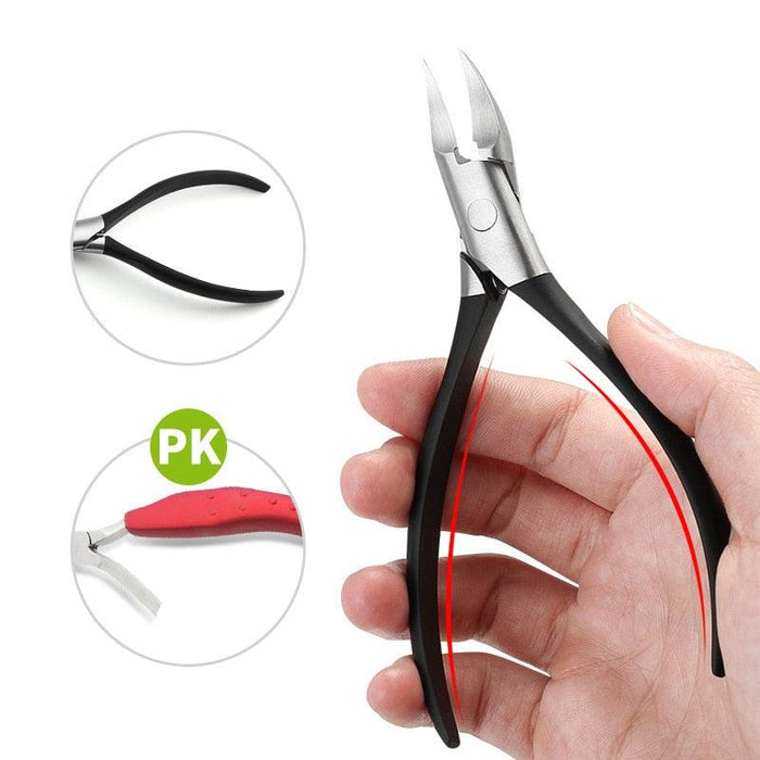 Precision Stainless Steel Nail Clippers with Enhanced Trimming Performance