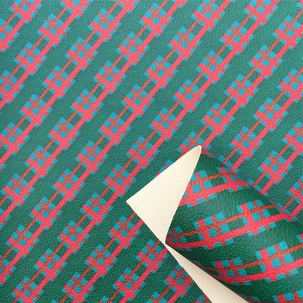 Stylish Geometric Faux Leather Craft Sheets for Innovative DIY Creations