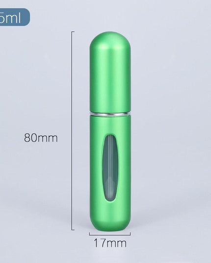 5ml Luxury Travel Perfume Atomizer: Stylish Aluminum Fragrance Sprayer for Sophisticated Journeys