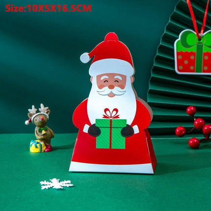 Christmas Cheer: Santa's Whimsical Candy Cottage Décor and Gift Box Set