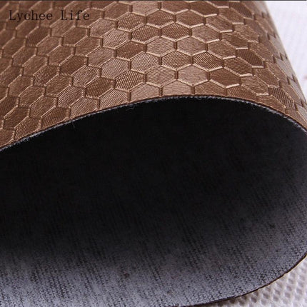 Transform Your Sewing Projects with Luxurious Honeycomb PVC Leather Fabric