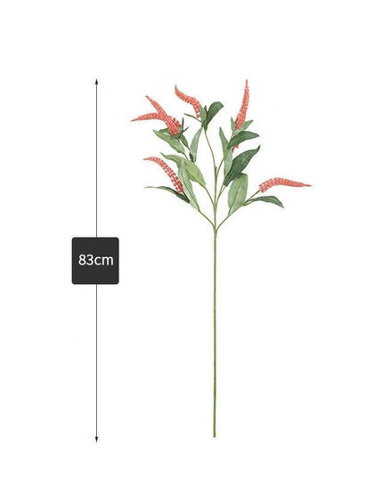 Elegant Sage Grass Faux Floral Arrangement - Set of 5 Realistic Stems