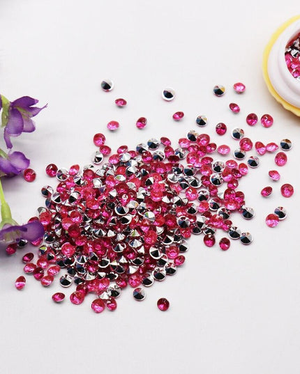 Glistening Acrylic Diamond Confetti - 1000 Piece Pack