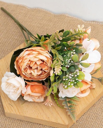 Elegant White Silk Roses - Perfect for Weddings, Autumn Decor, and Holiday Celebrations