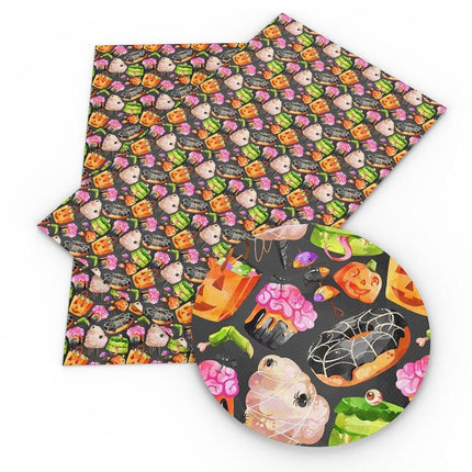 Spellbinding Halloween Faux Leather Craft Sheets 🎃