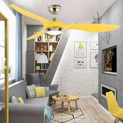 Sophisticated Smart LED Ceiling Fan with Color-Changing Features and Remote Control