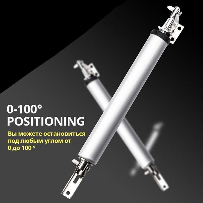 Pneumatic Automatic Door Closer - Adjustable, Silent, and Durable Aluminum Design