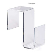 Transparent Cubicle Wall Shelf Organizer with Hooks