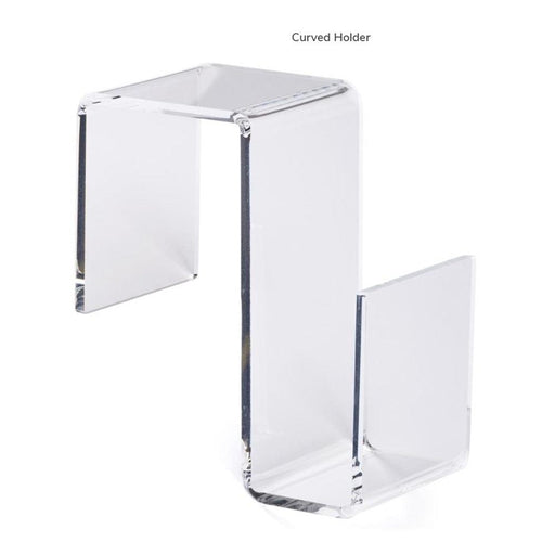 Sleek Cubicle Wall-Mounted Clear Shelf Hanger Organizer