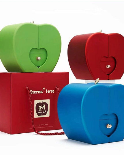Elegant Apple Rose Jewelry Chest: A Luxurious Gift for the Holiday Season
