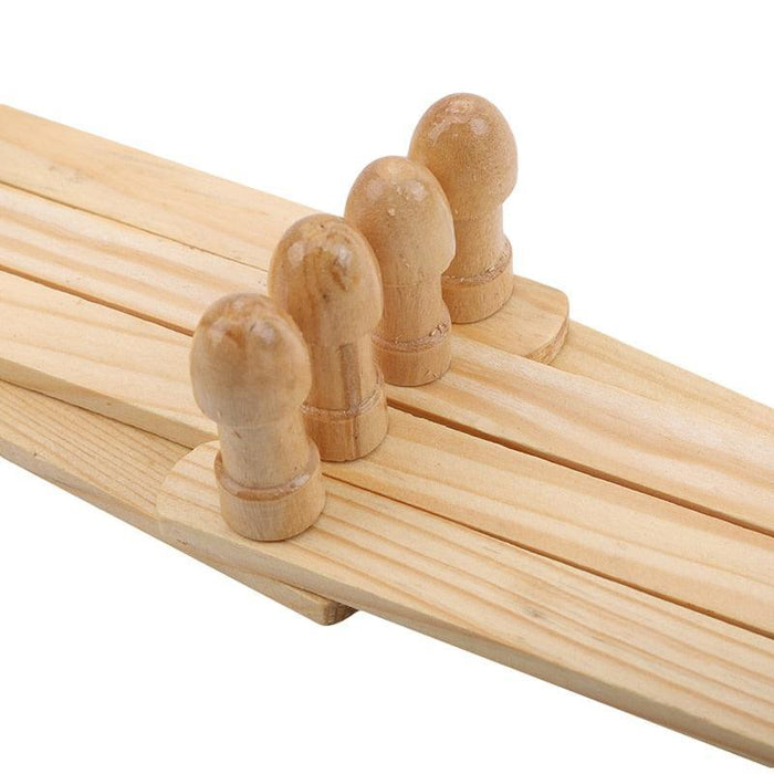 Stylish 360-Degree Rotating Lotus Wood Hangers for Kids with Anti-Slip Technology