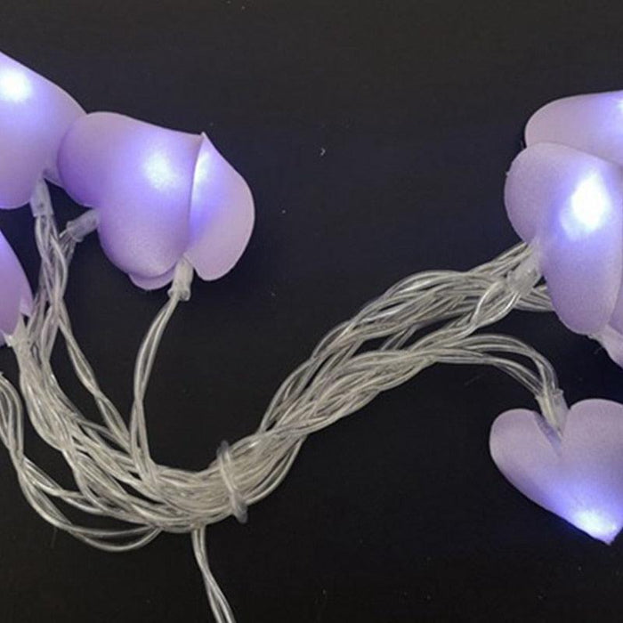 Love Heart Fairy Lights: Elegant LED String Lights for Weddings