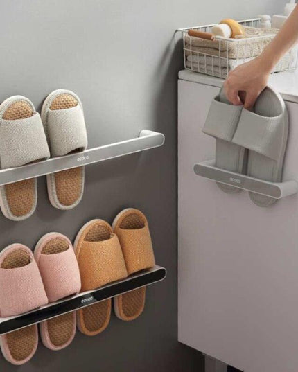 Stylish Wall-Mounted Organizer for Towels and Shoes