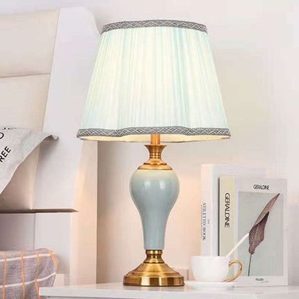 Modern Elegance Table Lamp with Soft Fabric Shade - Transform Your Living Space