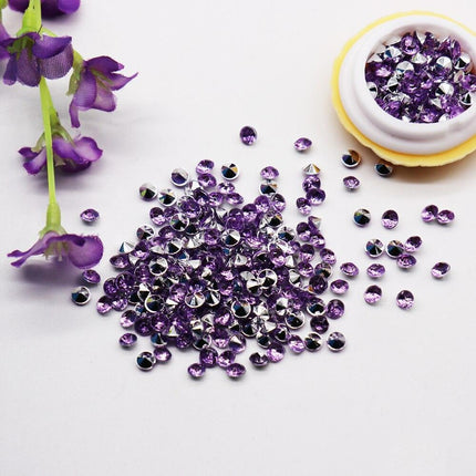 Glistening Acrylic Diamond Confetti - 1000 Piece Pack