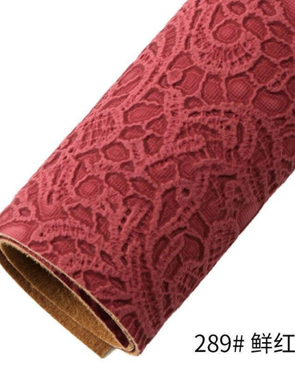 Luxurious Textured Faux Leather Craft Sheet - Premium Vinyl for DIY Creations