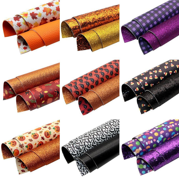 Eerie Elegance: Premium Faux Leather Sheets for Spooktacular Halloween Creations✨