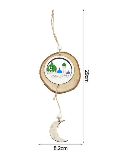 Chic Wooden Eid Mubarak Decoration: Celebrate in Elegance