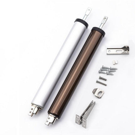 Pneumatic Automatic Door Closer - Adjustable, Silent, and Durable Aluminum Design