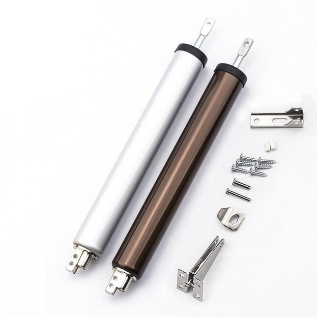 Pneumatic Automatic Door Closer - Adjustable, Silent, and Durable Aluminum Design