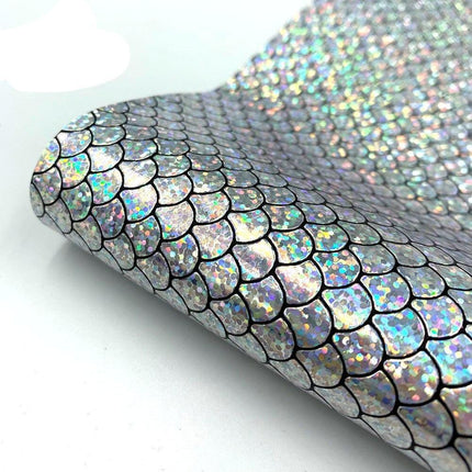 Holographic Mermaid Faux Leather - Ultimate DIY Essential for Creators