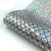 Mermaid Sparkle Holographic Faux Leather Fabric