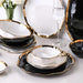Elegant Botanica Ceramic Tableware Set