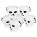 Spooky Halloween Trio Candy Holders Set with Witch, Skeleton, and Cauldron - Festive Decor for Trick Or Treat Fun