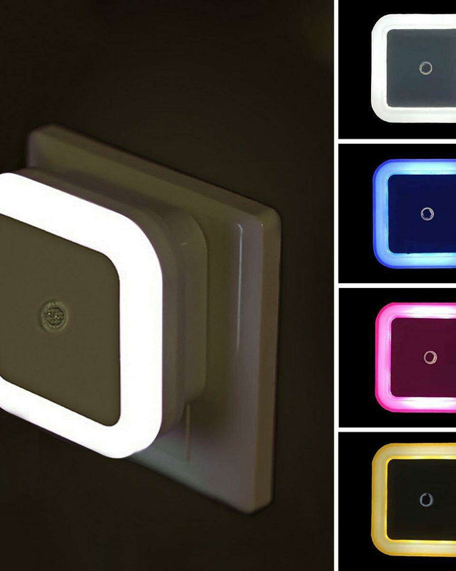 Compact Square LED Night Light for a Soothing Nighttime Experience