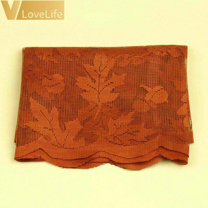 Maple Leaf Lace Table Runner - Enhance Your Dining Experience with a Touch of Fall Elegance