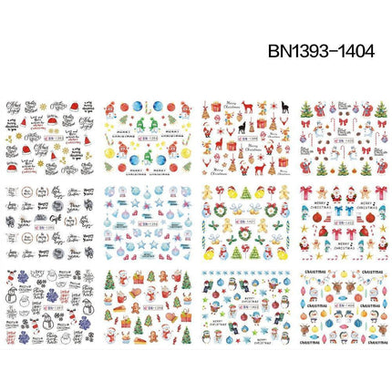 Winter Wonderland Russian Nail Art Decals