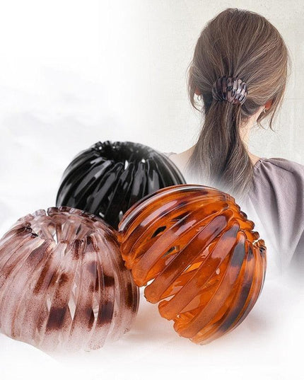 Chic Crystal Nest Hair Claw for Effortless Style