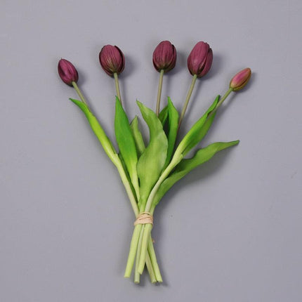 Lifelike Tulip Floral Arrangement Set for Elegant Occasions and Home Décor