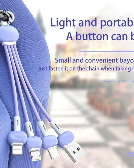 Compact Keychain USB Charger for iPhone and Xiaomi Redmi - Ultimate Travel Charging Solution