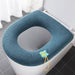 Winter Warm Plush Toilet Seat Cover - Cozy Bathroom Necessity