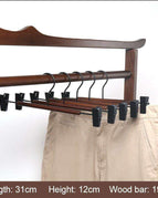 Black pants hanger